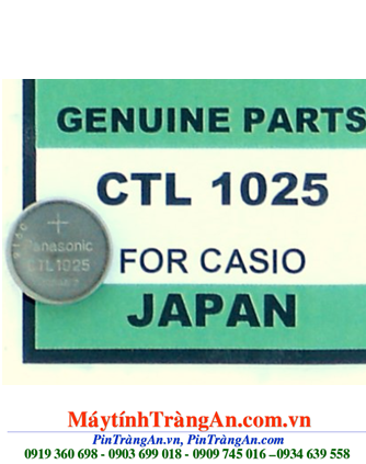 Panasonic CTL1025; Pin đồng hồ Solar CTL1025 _Pin sạc SOLAR 3.0v Titanium Lithium